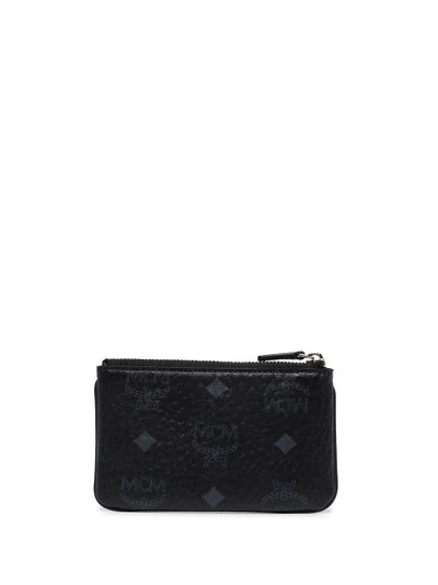 MCM mini monogram-print key pouch outlook