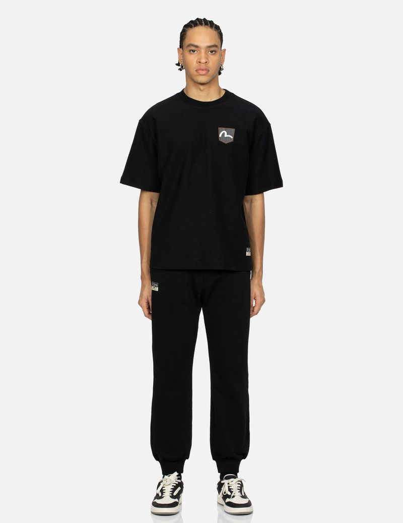 SEAGULL PRINT AND LUCKY CHARM APPLIQUÉ STRAIGHT FIT SWEATPANTS 6