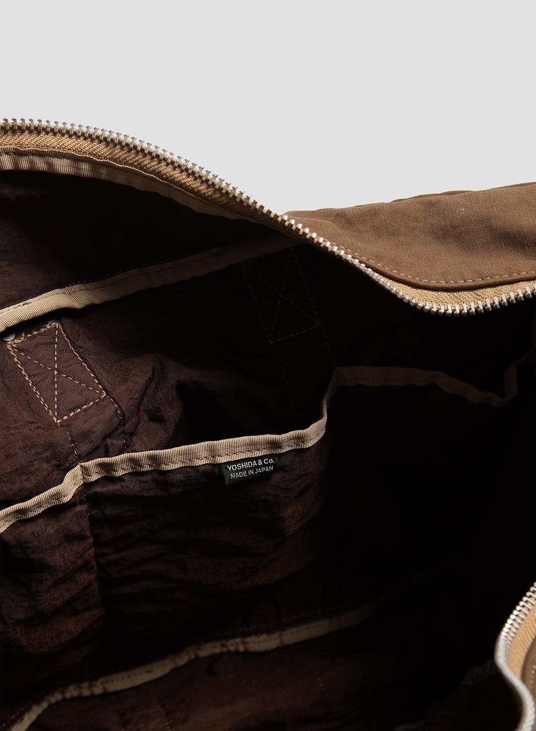 Porter-Yoshida & Co Crag 2Way Boston Bag Small in Coyote - 4