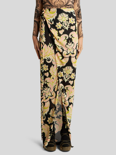 Etro SARONG SKIRT IN PRINTED JERSEY outlook
