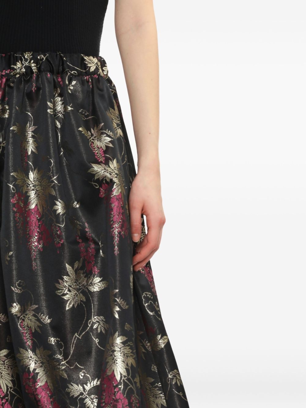floral-print trousers - 5