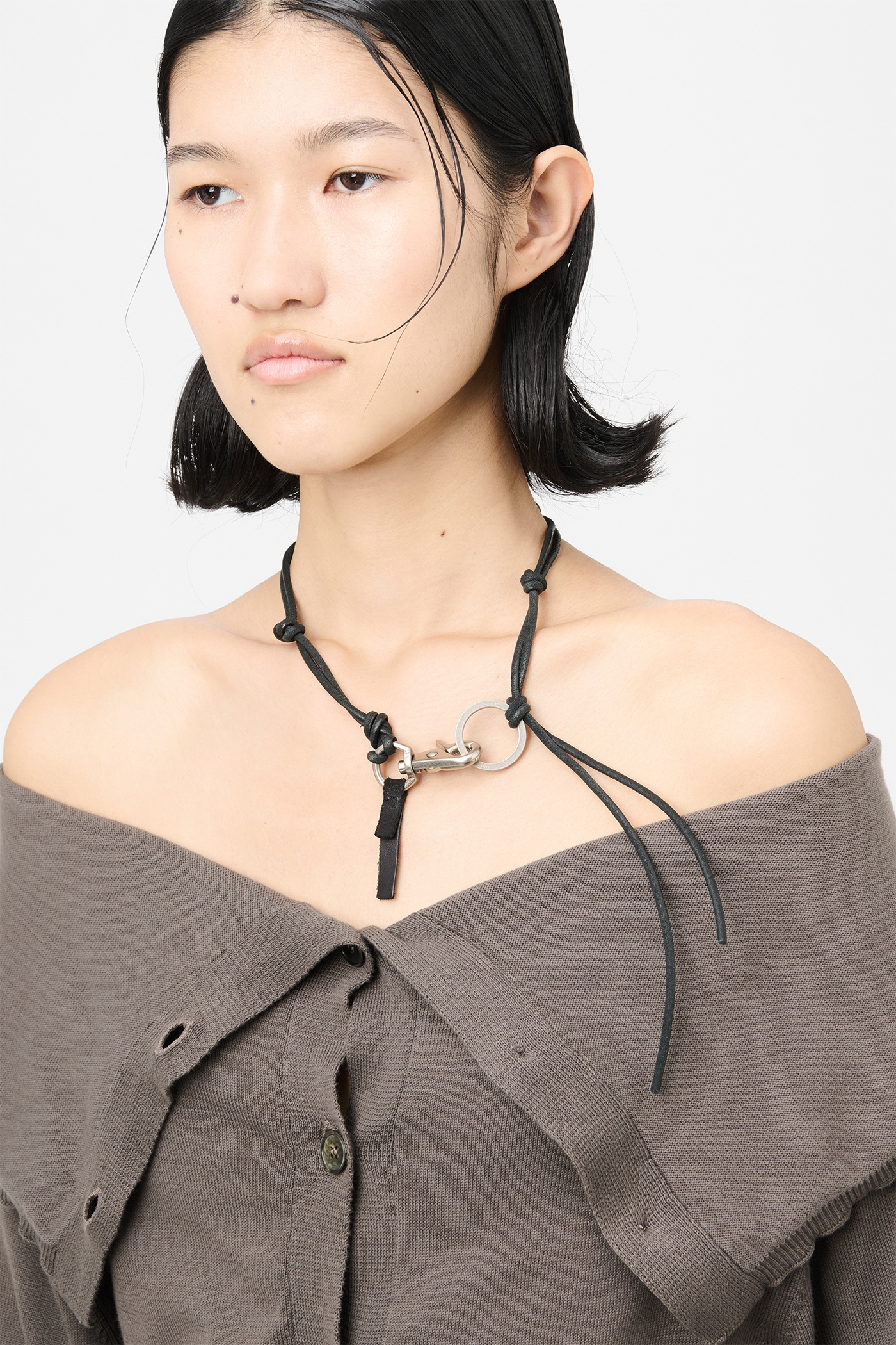☆OUR LEGACY☆ Radon Necklace Black A2208LBL OUR LEGACY: Jewel men - Black | Our Legacy jewel A2208LBL