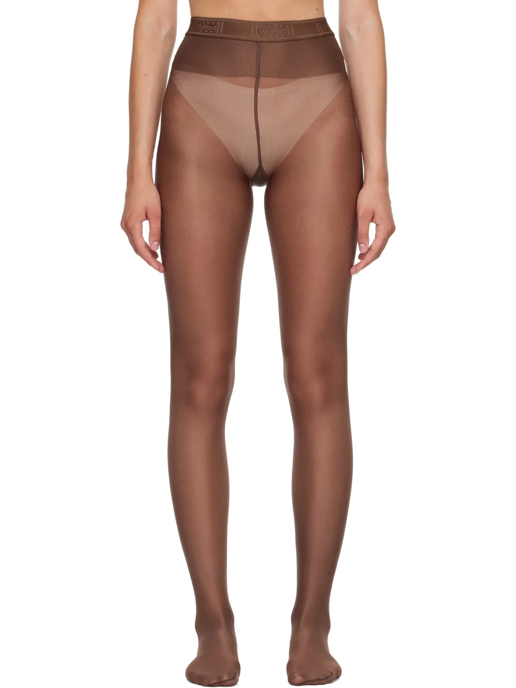 Brown Neon 40 Tights - 1