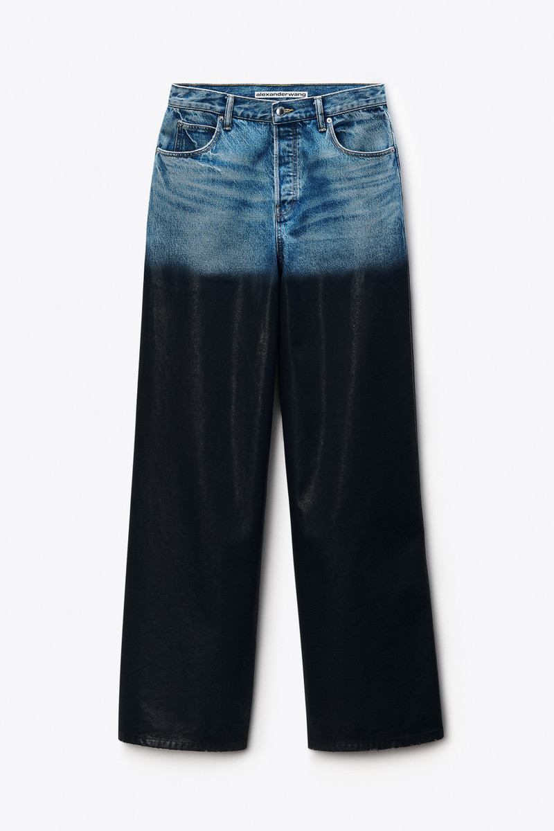 Surge Coated Wide Leg Jean 1