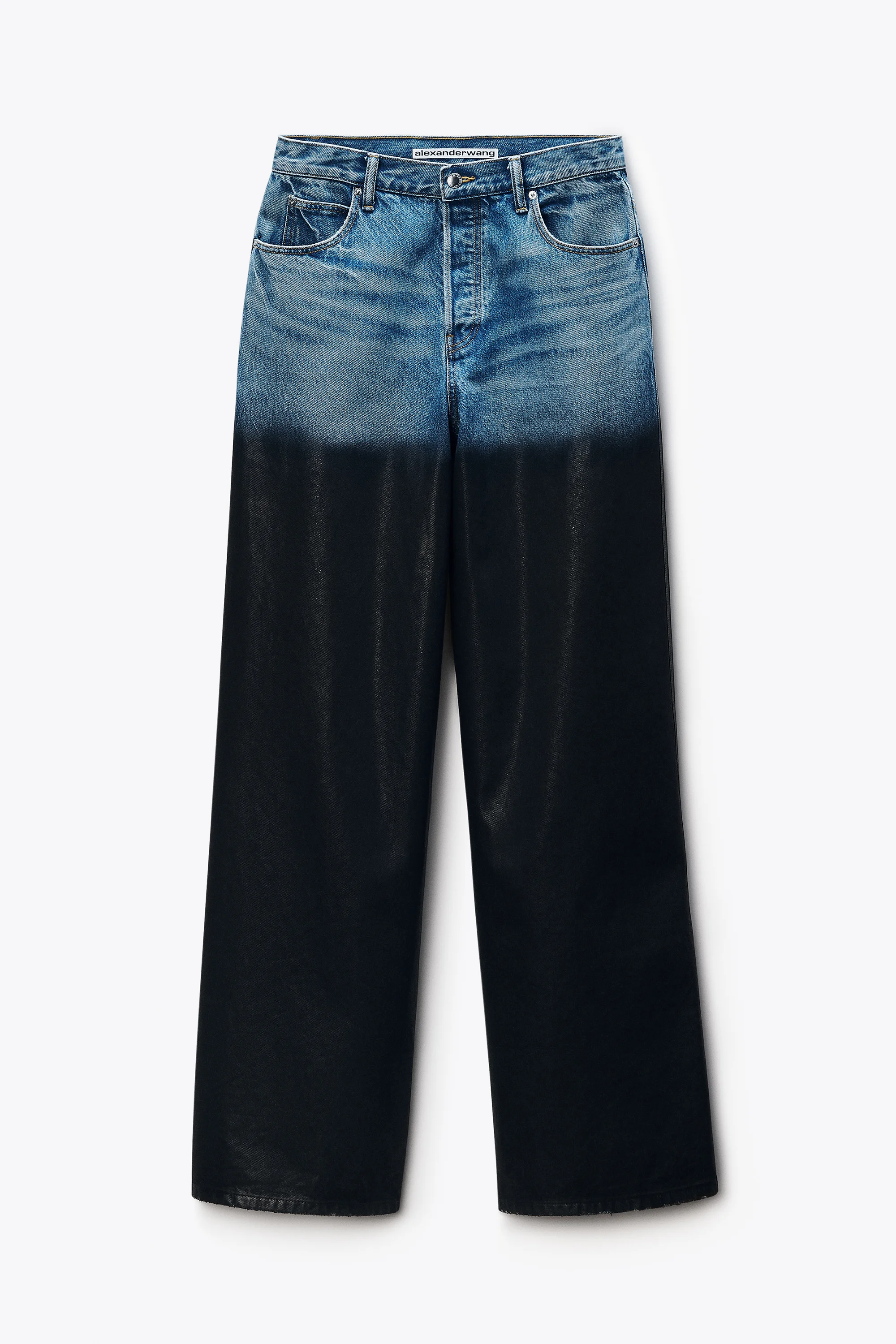 Surge Coated Wide Leg Jean - 1