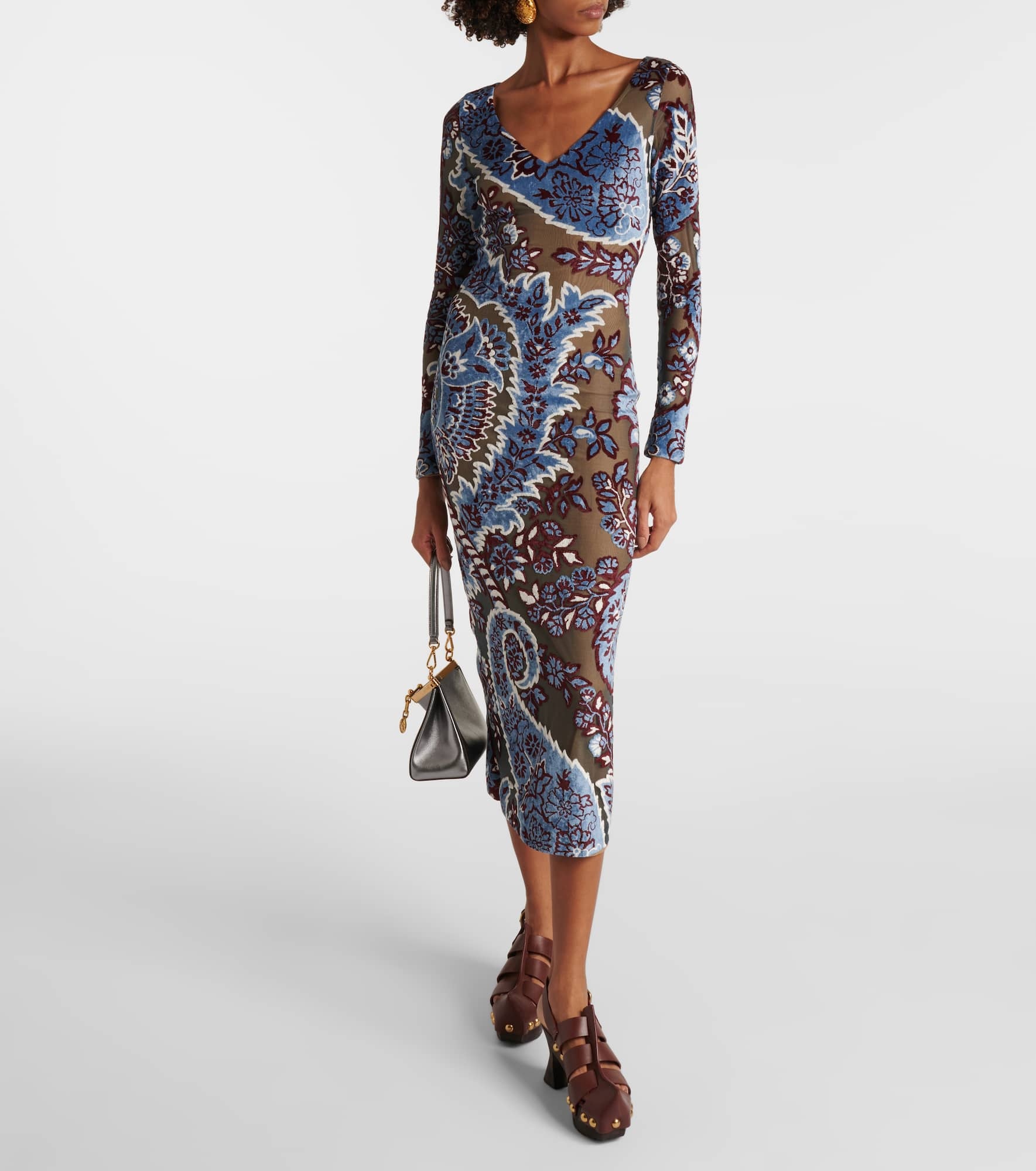 Printed midi dress - 2
