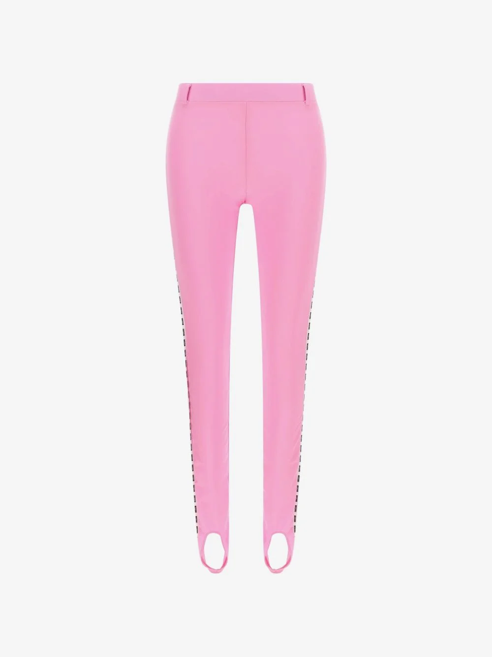 logo-tape stirrup leggings - 1