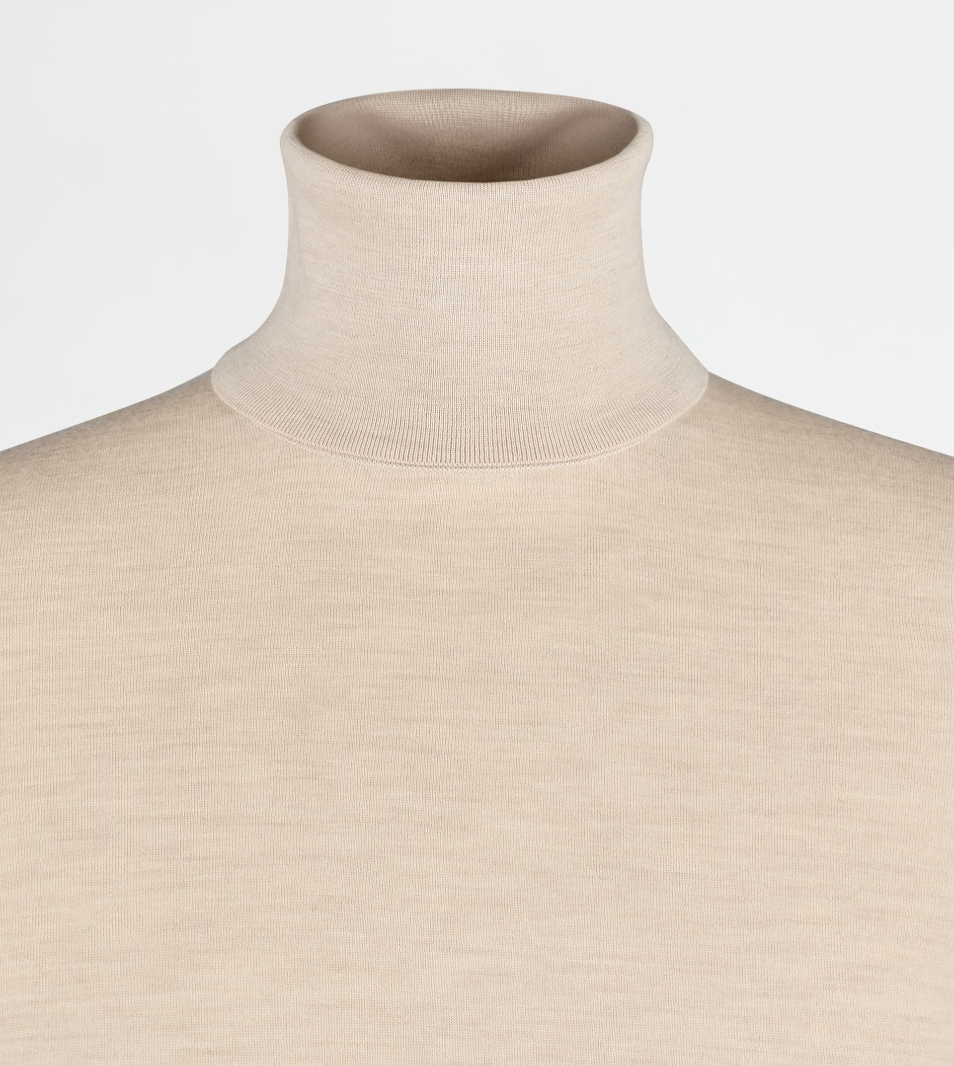 TURTLENECK IN T15 WOOL - BEIGE - 2