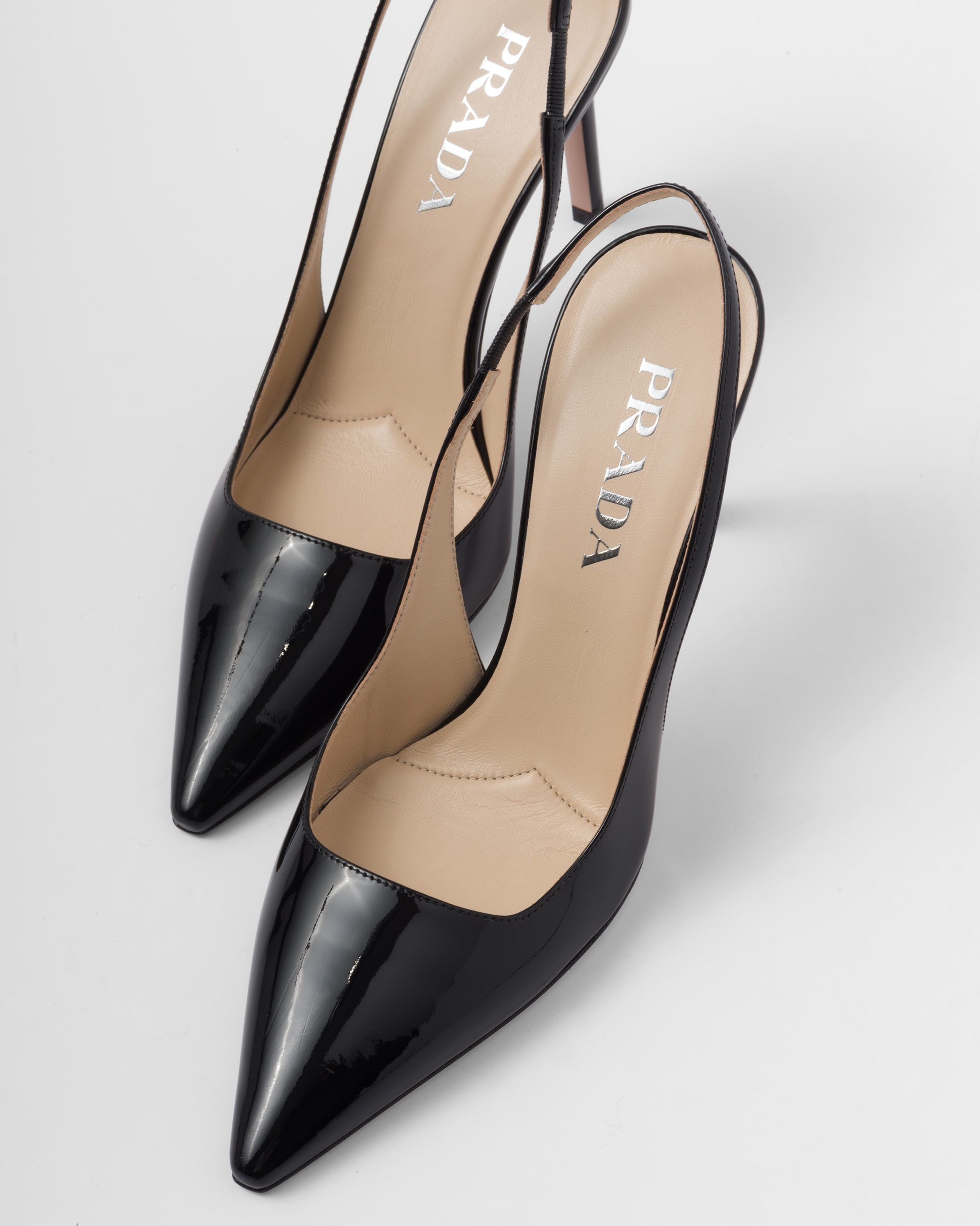 Patent leather slingbacks - 6