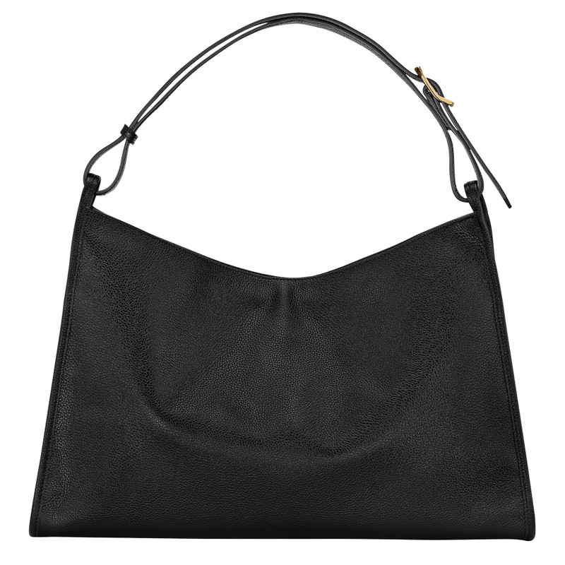 Le Foulonné XL Shoulder bag Black - Leather 4