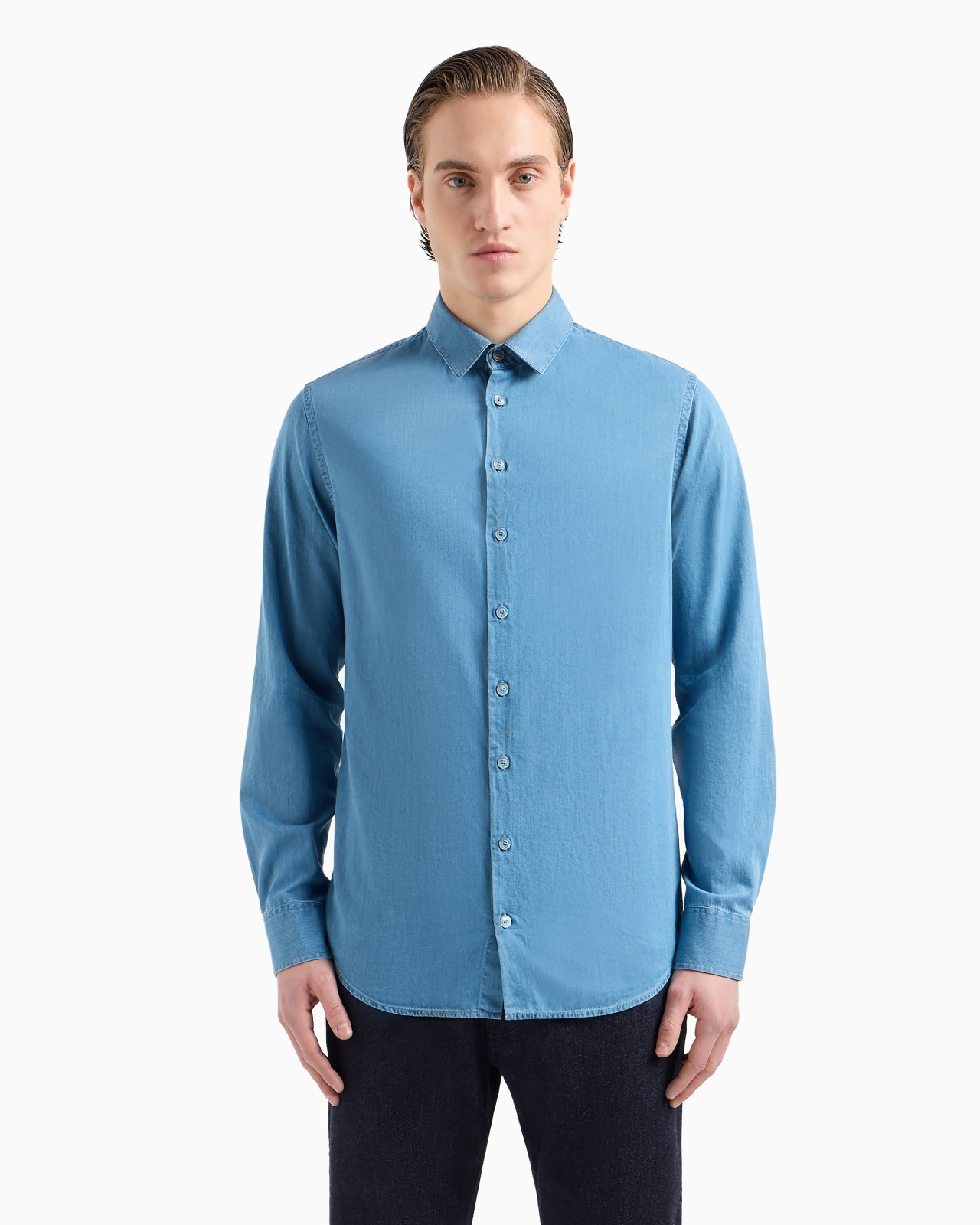 Denim Collection cotton denim shirt - 4