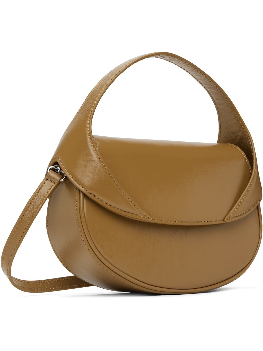 Brown Hari Creased Leather Bag - 2