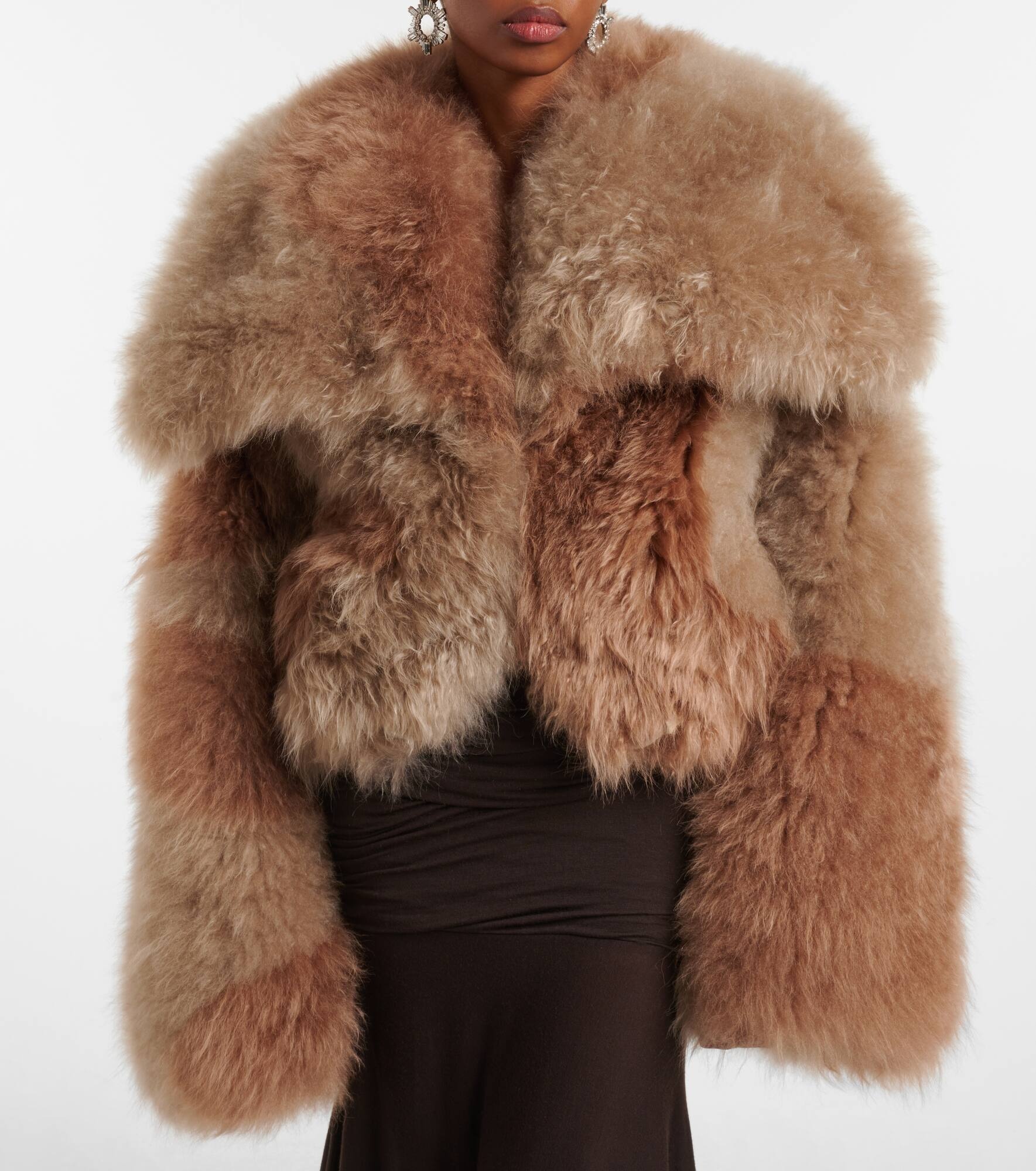 Shearling bomber jacket - 4