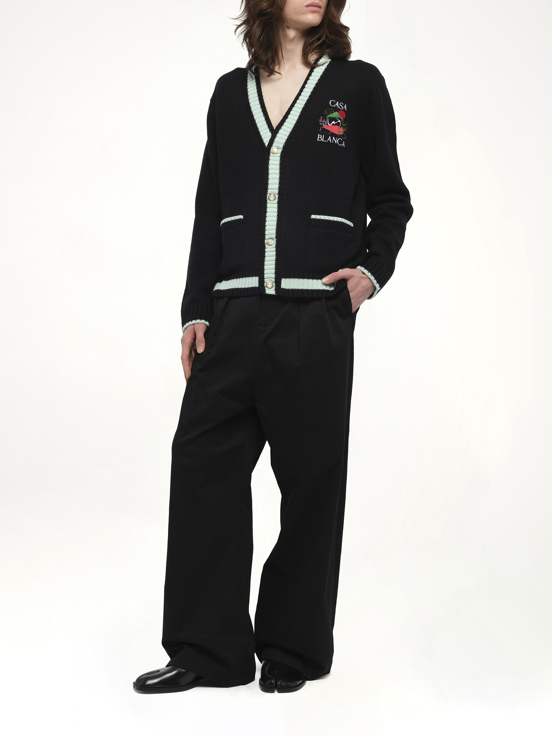 Casa Mountain Cardigan in Black - 4