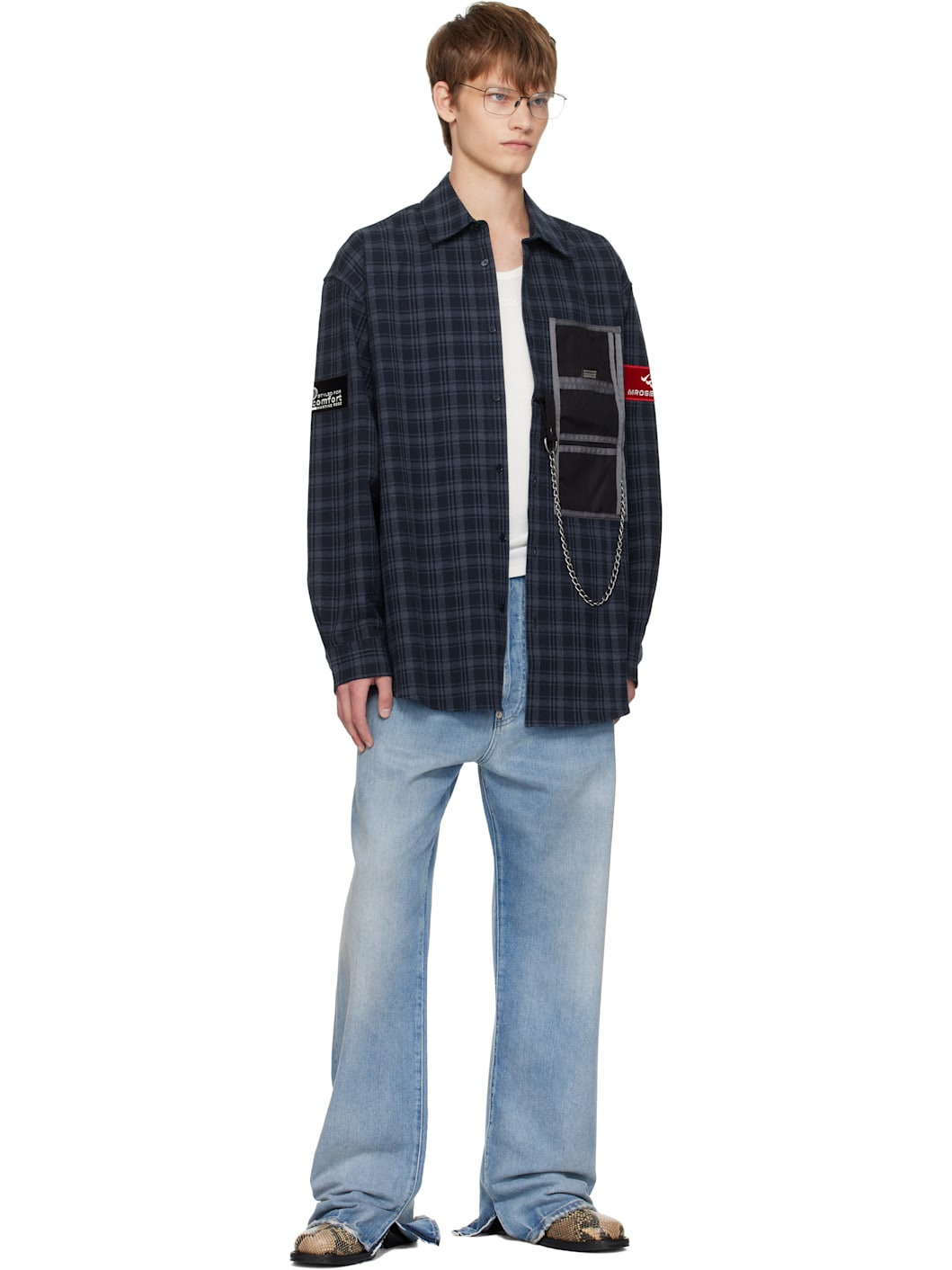 Navy Wallet Shirt - 4
