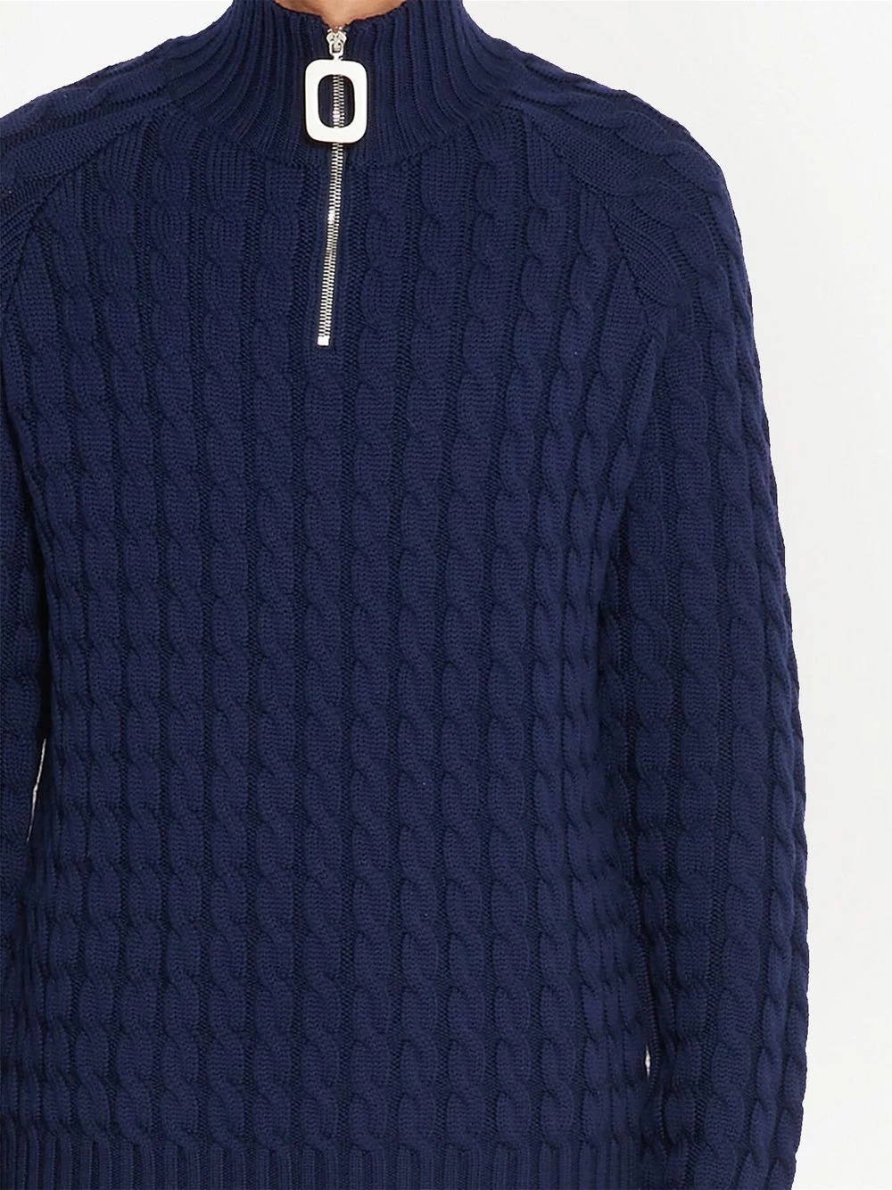 Henley cable-knit jumper - 5