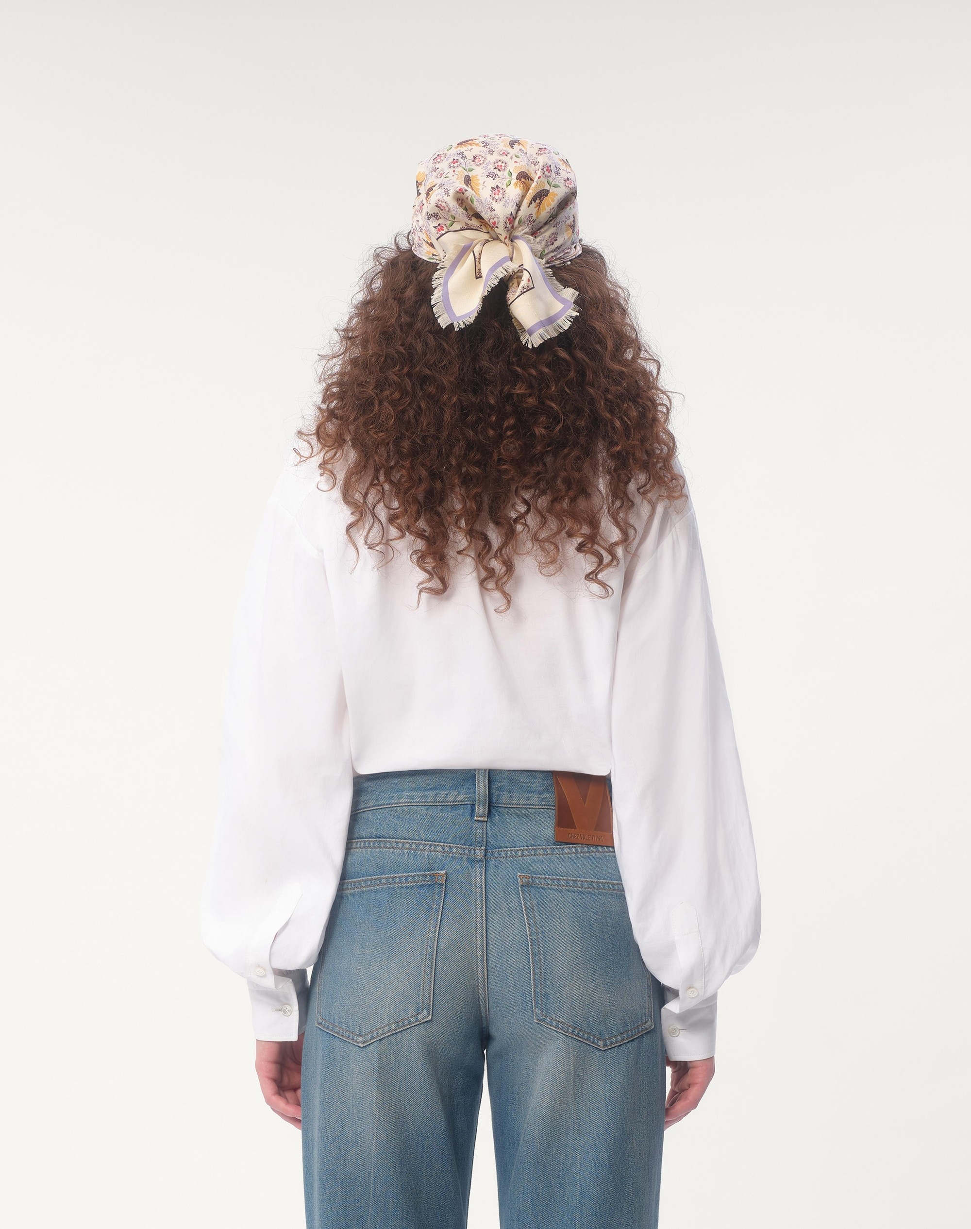 EMBROIDERED COTTON AND LINEN TOP - 7