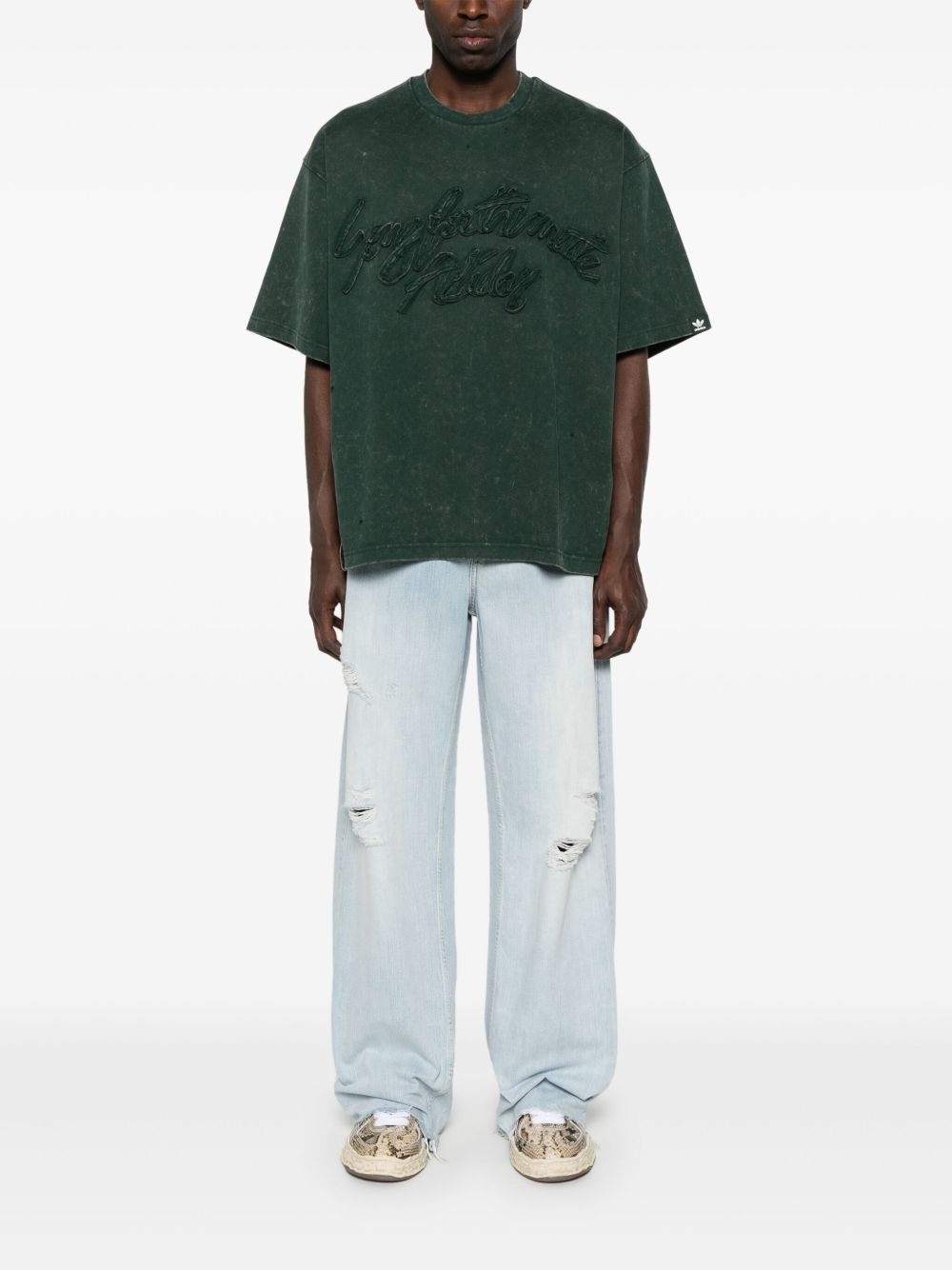 distressed jeans - 2