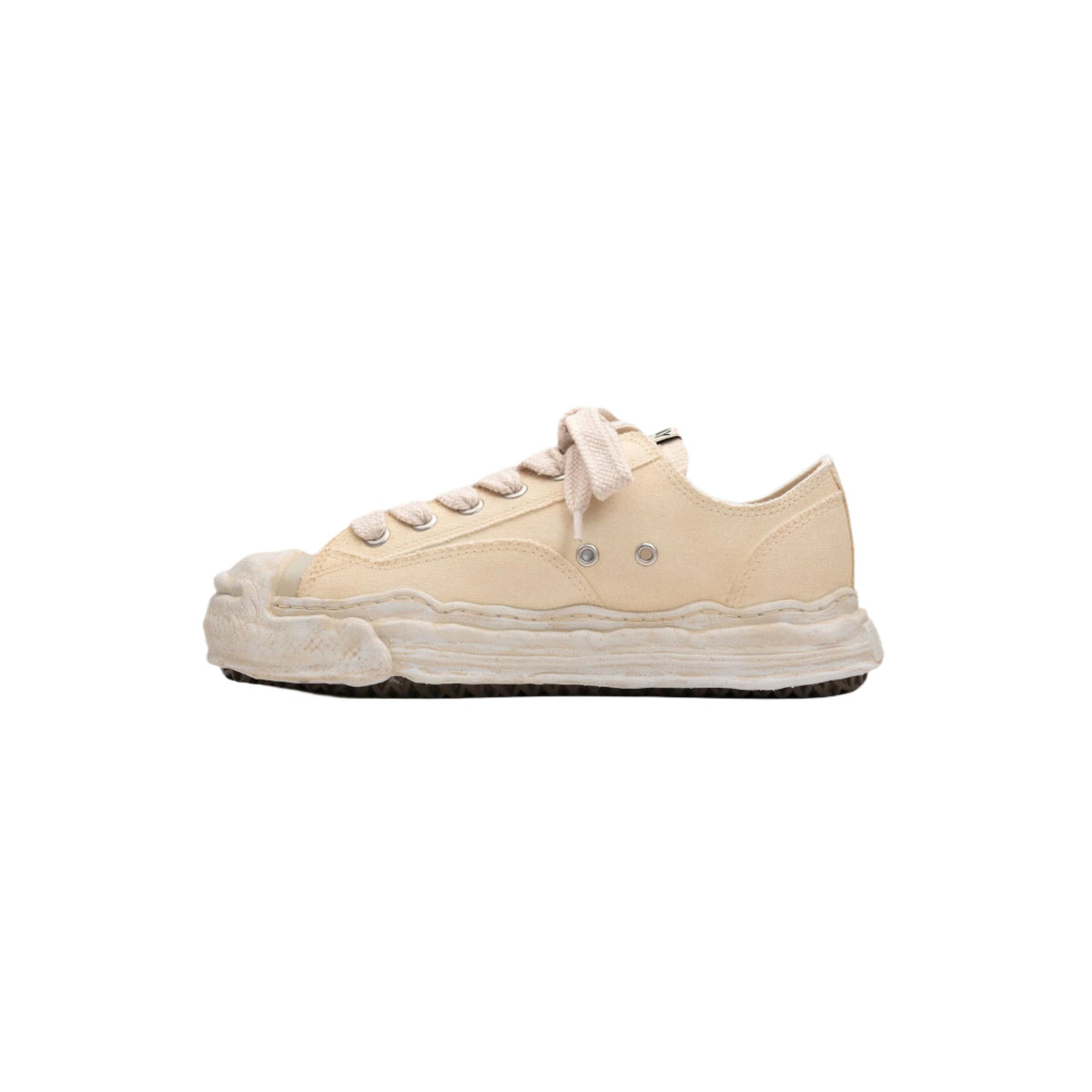 HANK LOW-TOP SNEAKERS (BEIGE) - 3