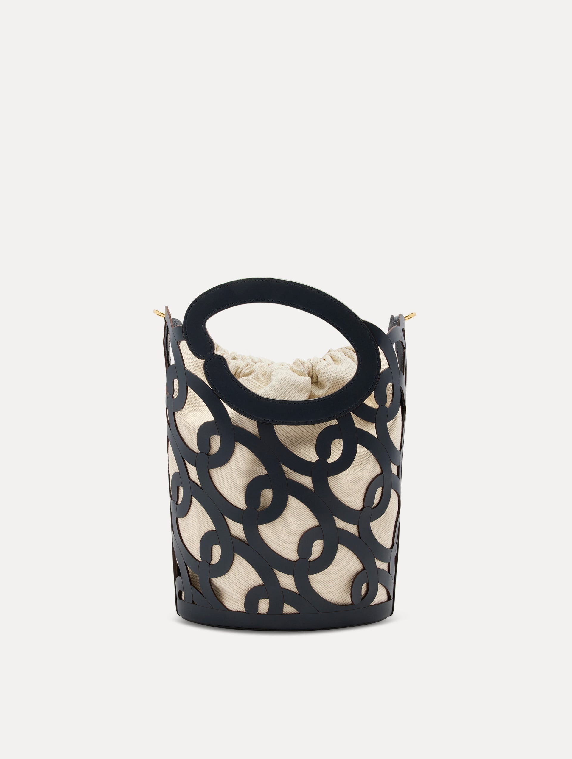 OSCAR CHAIN-LINK LEATHER TOTE - 3