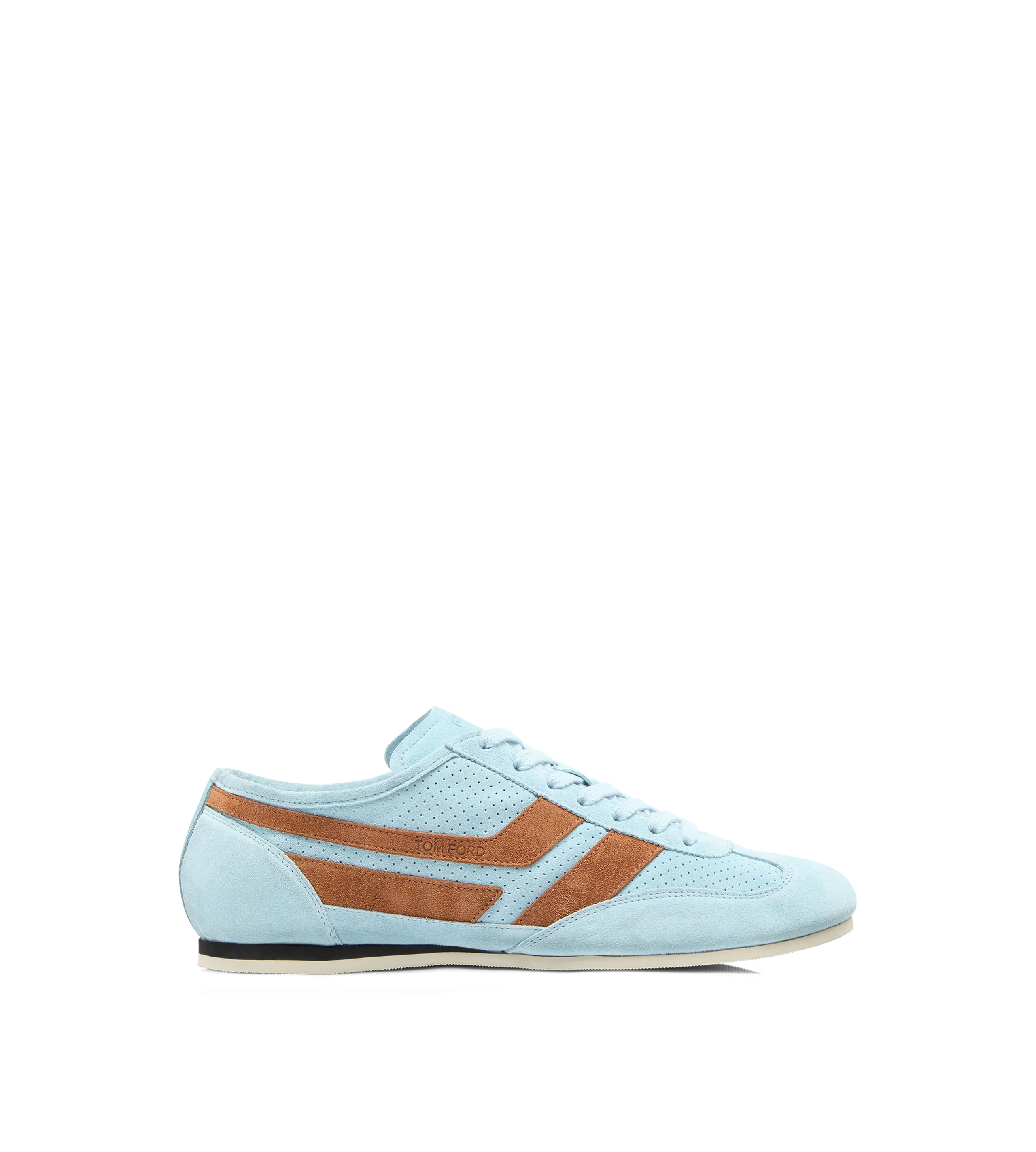 PERFORATED SUEDE BROOK SNEAKER - 1