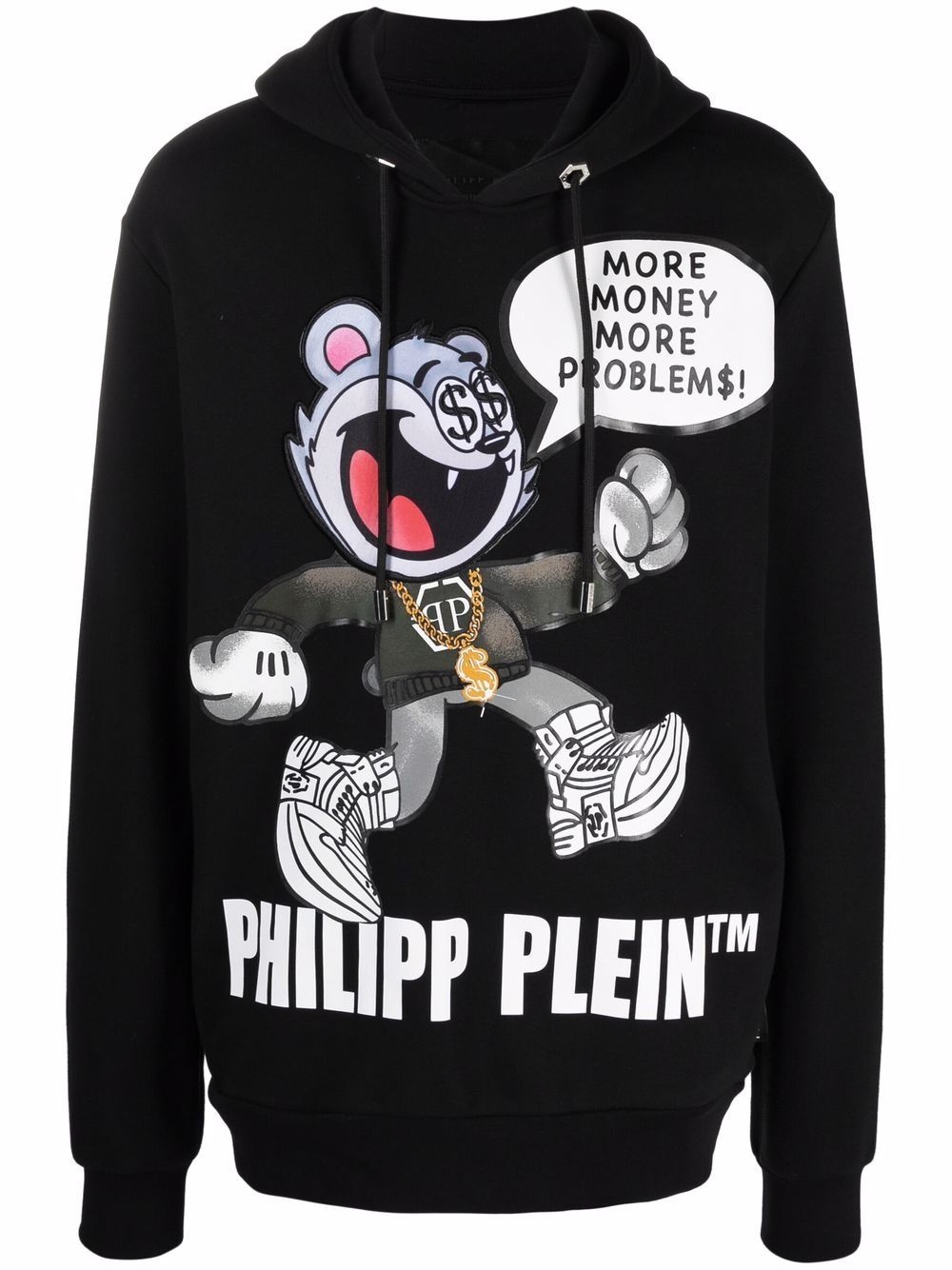 Flock Money graphic-print hoodie - 1