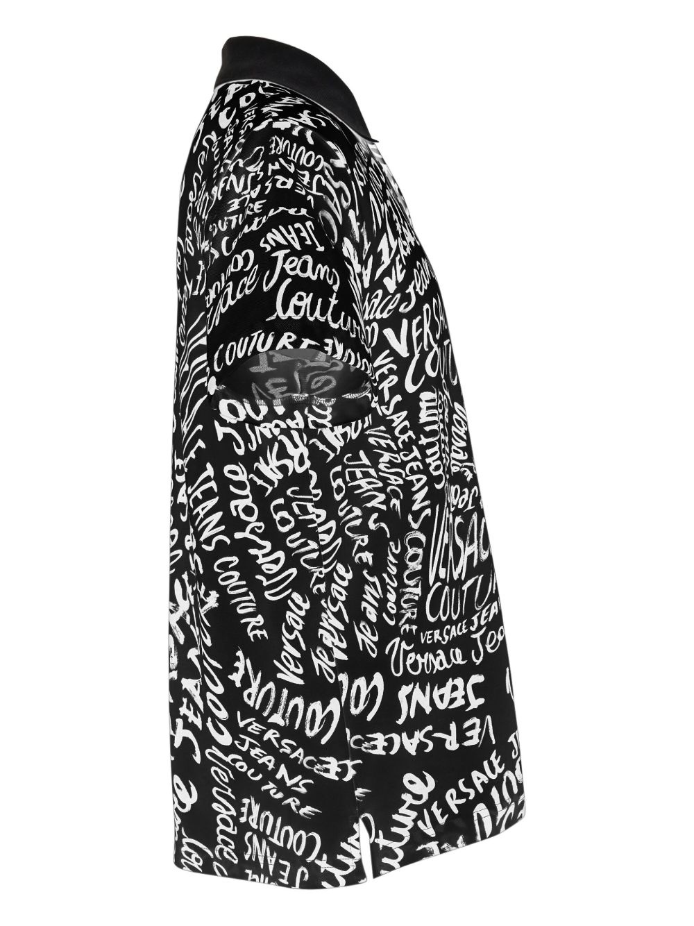 logo-print polo shirt - 3