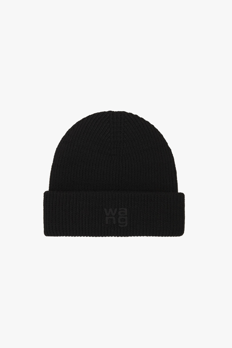 Logo beanie in compact deboss 1