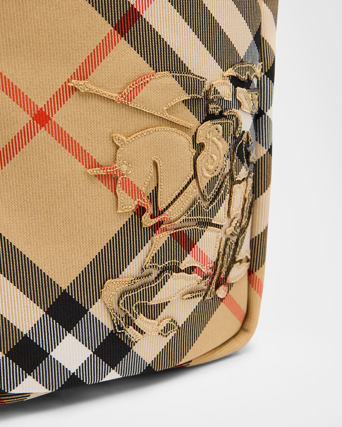 Burberry Men's Check Phone Crossbody Bag | neimanmarcus