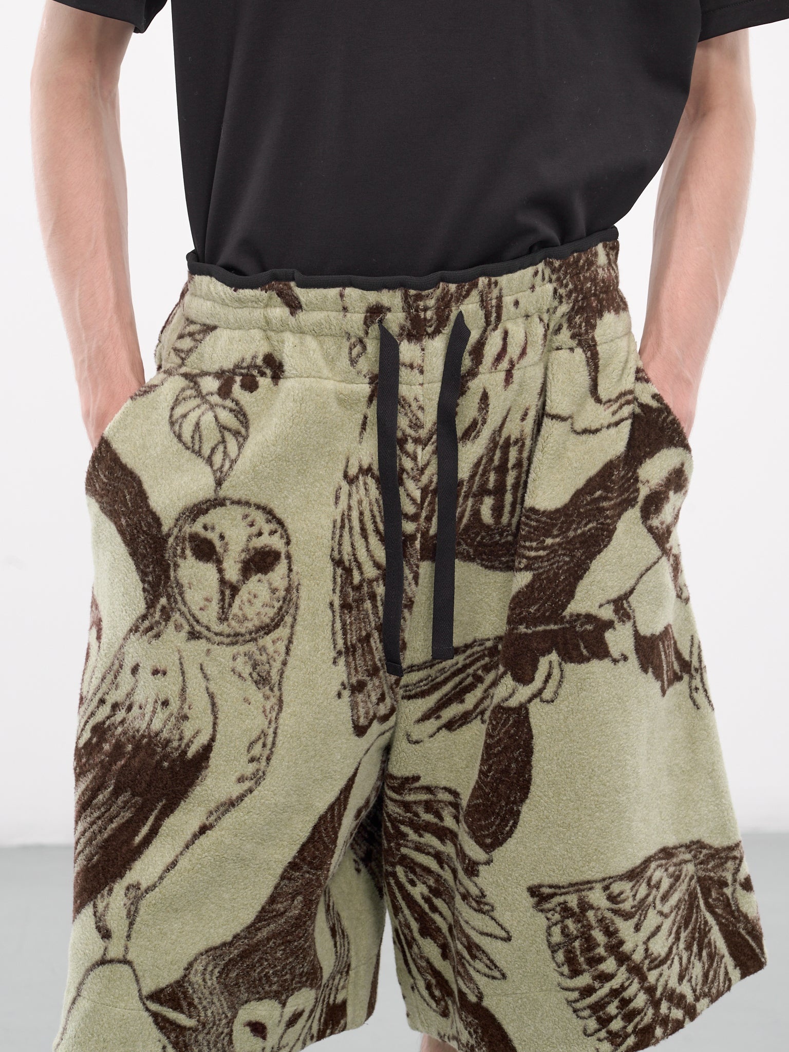 Graphic Fleece Shorts - 5