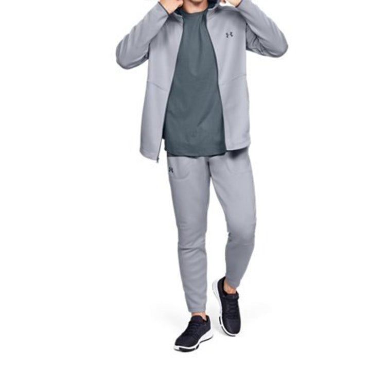 Men's Under Armour WarmUp Training Sports hooded Tops Gray 1345259-011 - 4