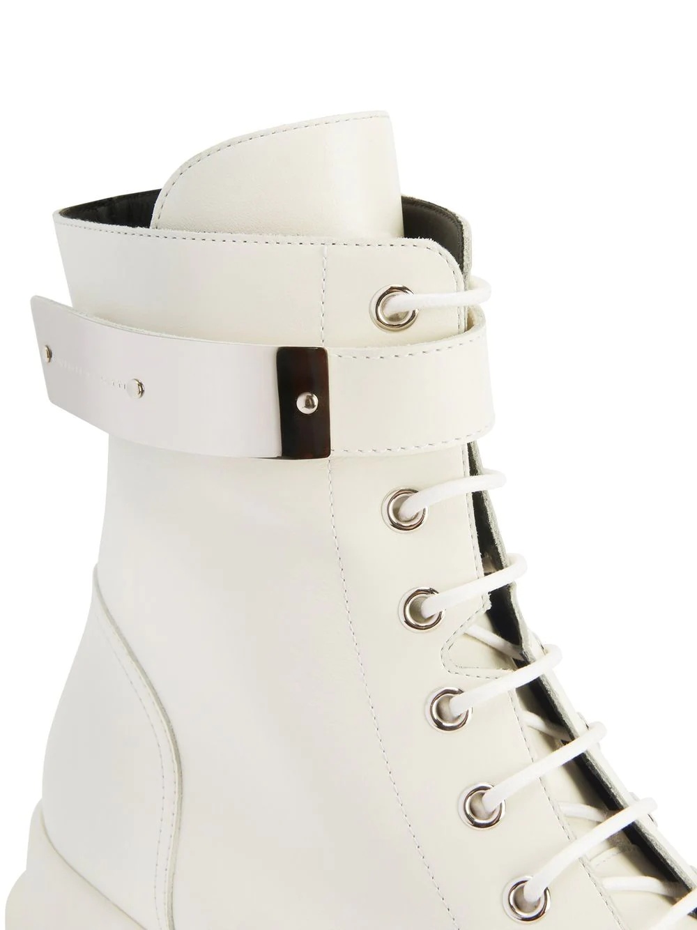 Alexa leather combat boots - 4
