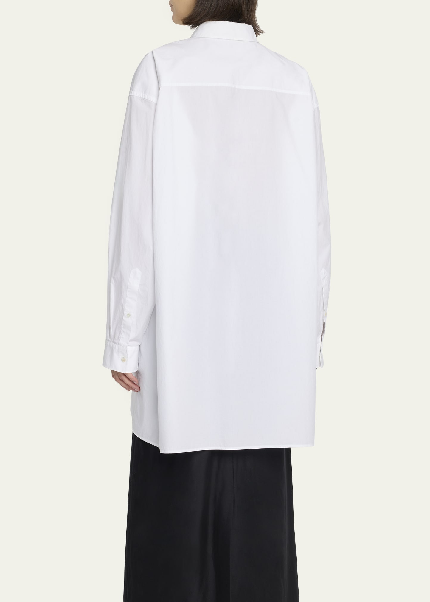 Victoria Oversized Button-Front Shirt - 3