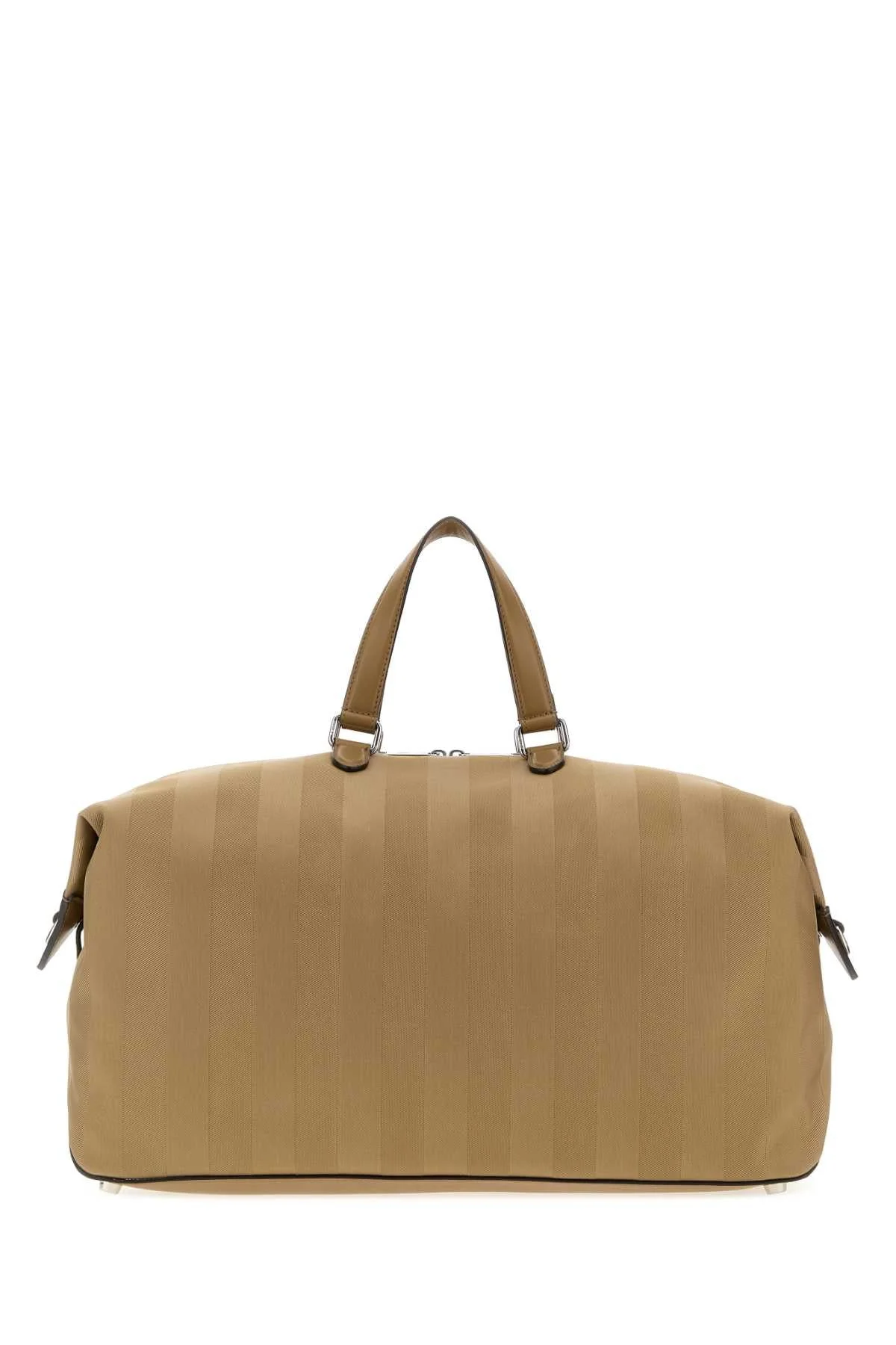 Fendi Men Beige Canvas Fendi Lui 48 Travel Bag - 1