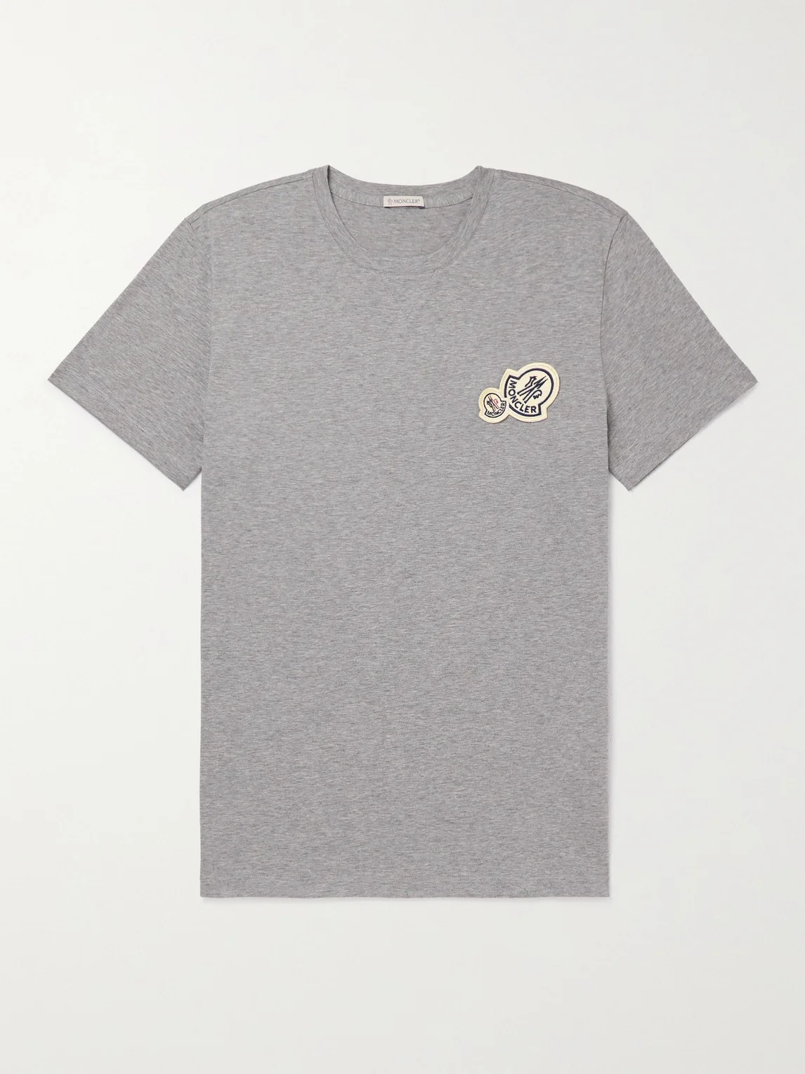 Logo-Appliquéd Cotton-Jersey T-Shirt - 1