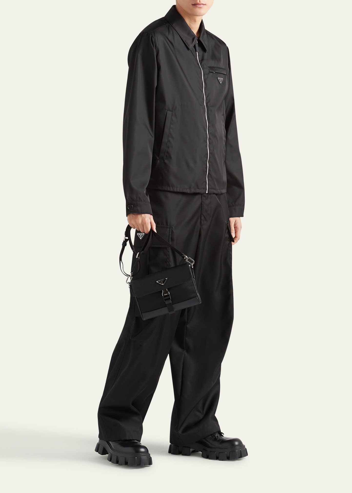 Men's Re-Nylon Blouson Logo Jacket - 2