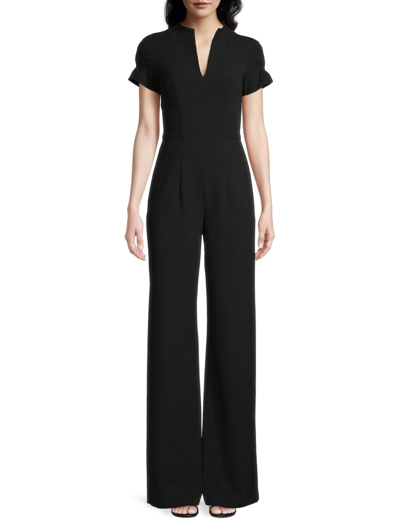 Women's Patel V-Neck Wide-Leg Jumpsuit - Black 3