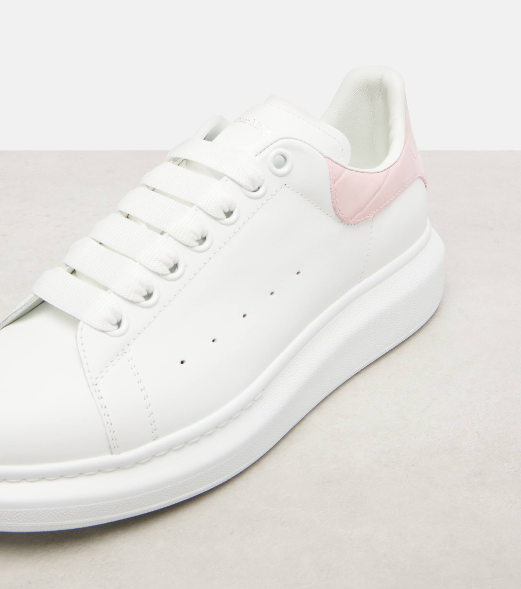 Oversized leather sneakers - 5