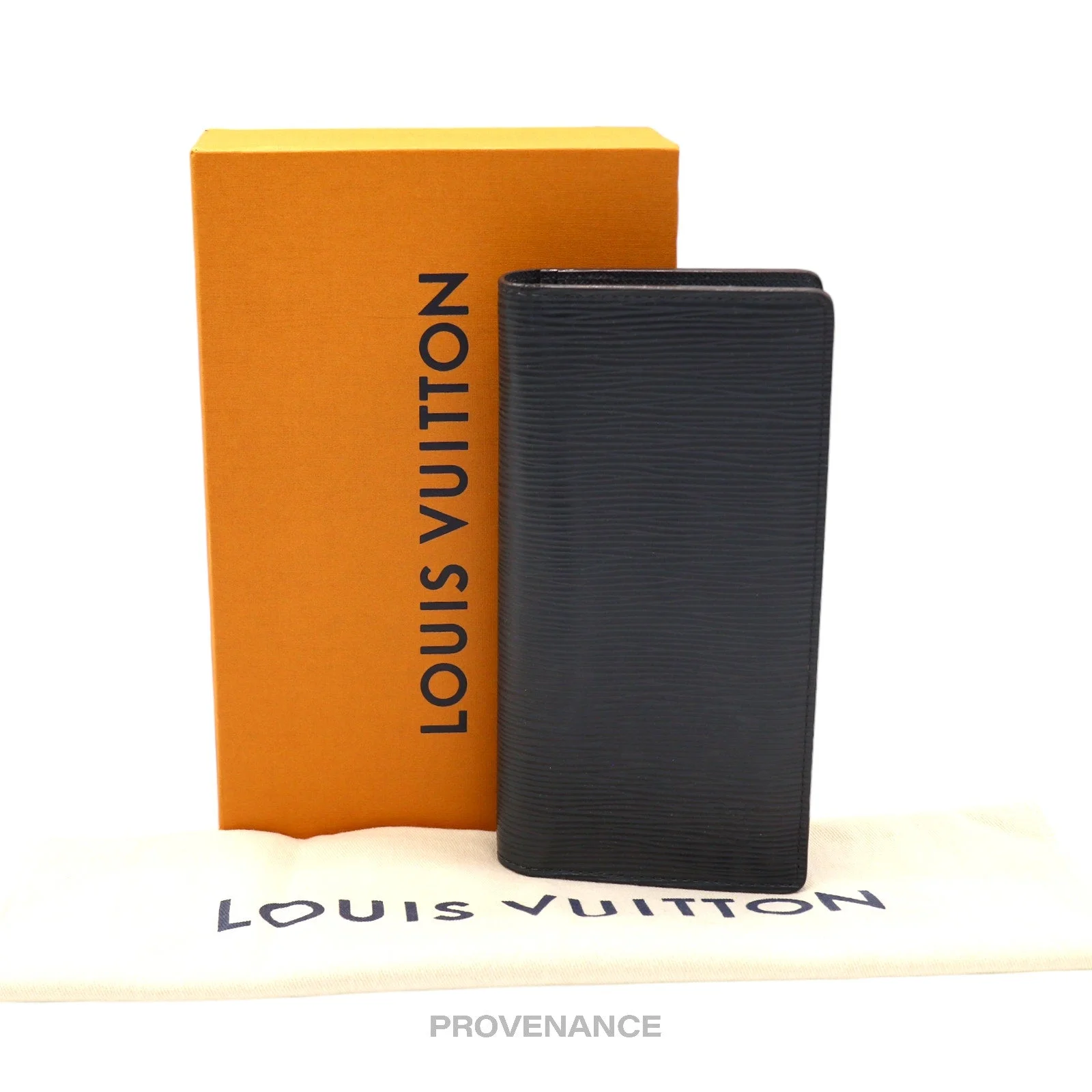 Louis Vuitton Brazza Long Wallet - Blue Marine Epi - 1