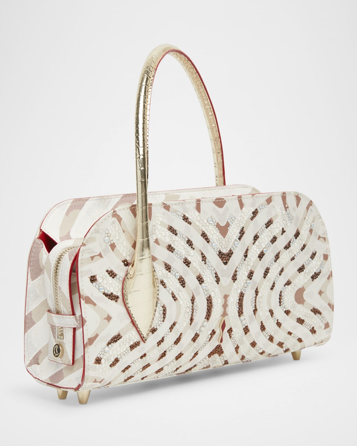 Eloise Top-Handle Bag in Gaagal Mirror Strass Leather - 2