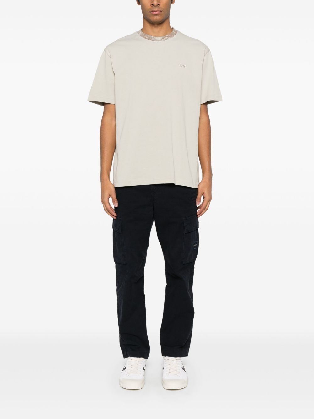 logo-embroidered T-shirt - 2