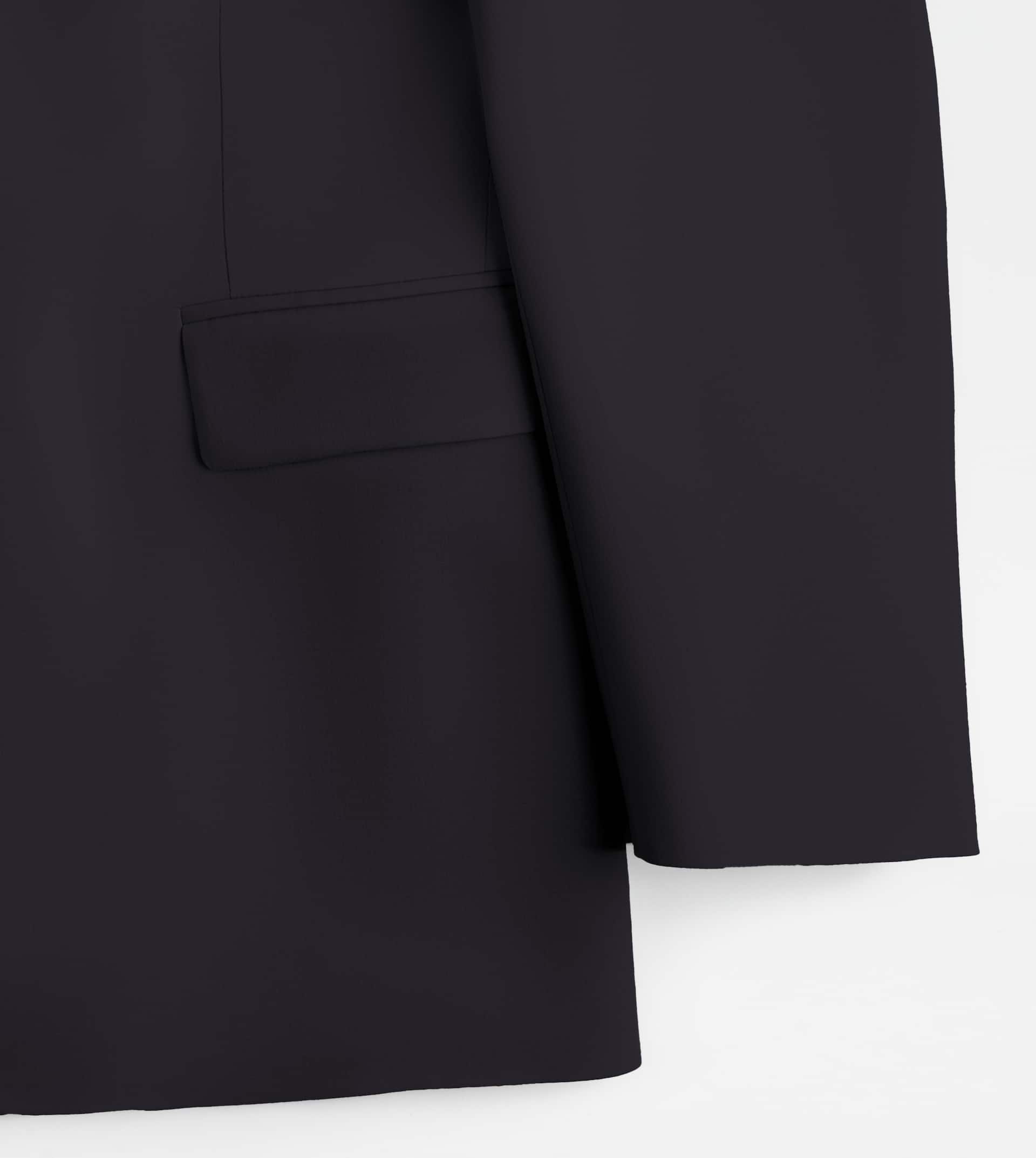 BLAZER IN WOOL - BLACK - 4