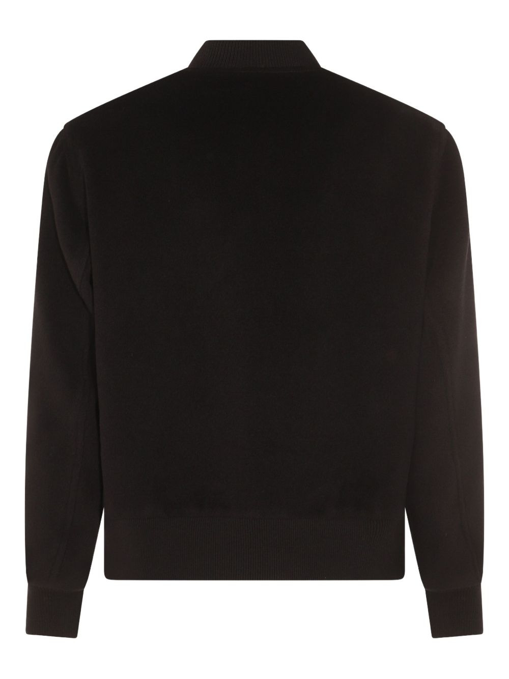 wool zip-front bomber jacket - 2