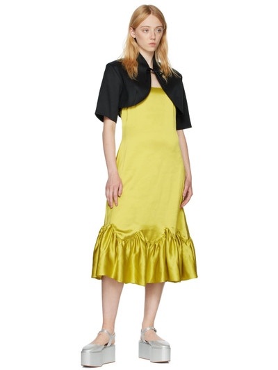 Molly Goddard Green Viscose Dress outlook