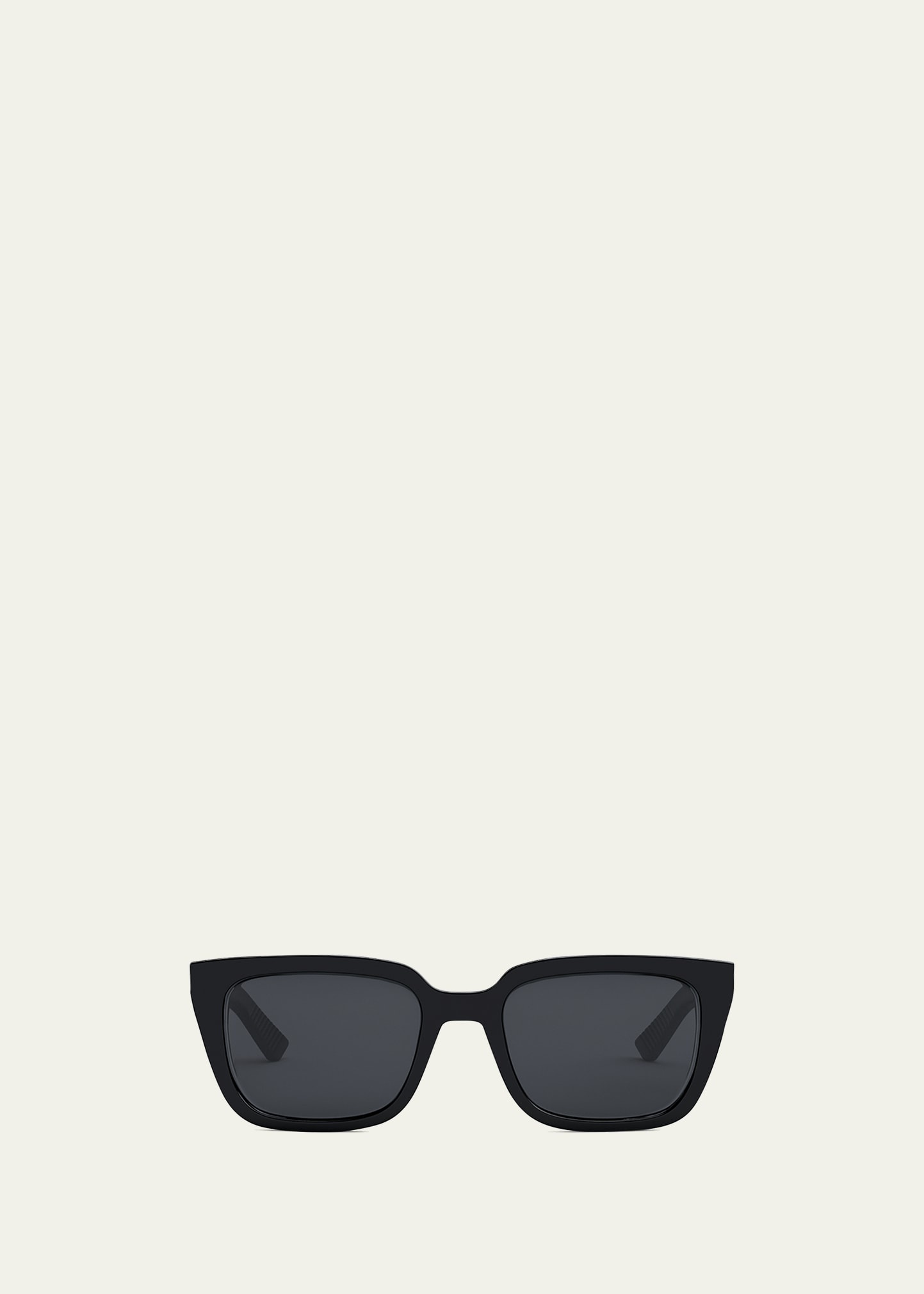 Men's Dior B27 S2I Rubber Logo Square Sunglasses - 3