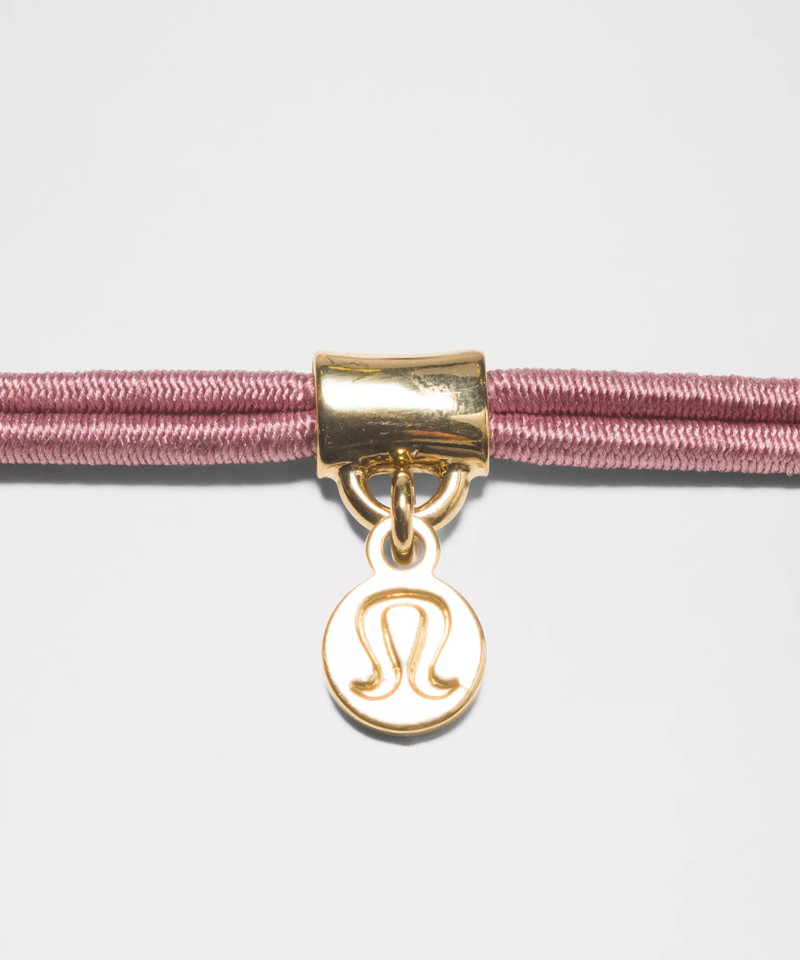 lululemon Logo Charm Hair Ties *3 Pack outlook