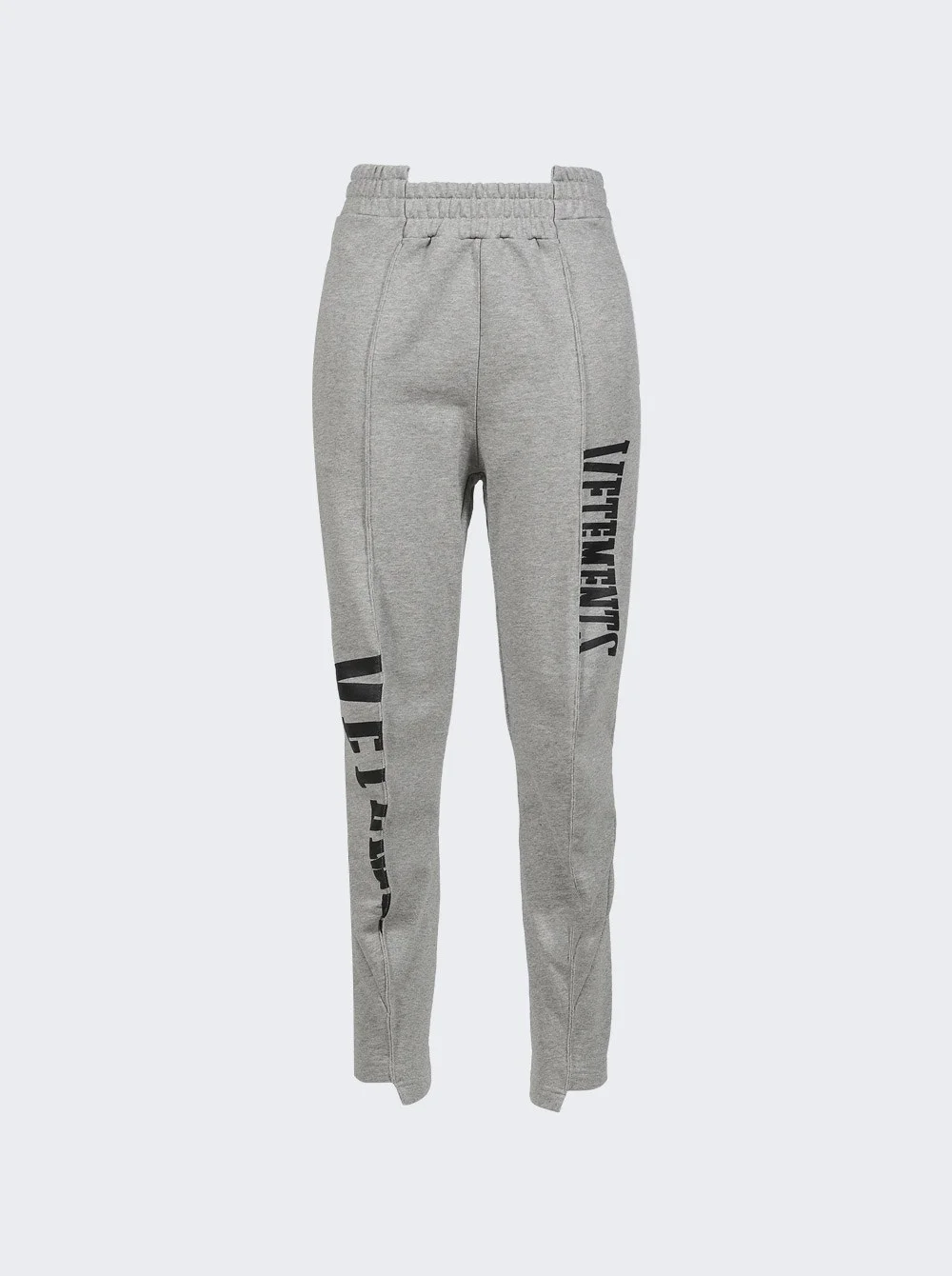 Cut-up Logo Sweatpants Grey Melange - 1