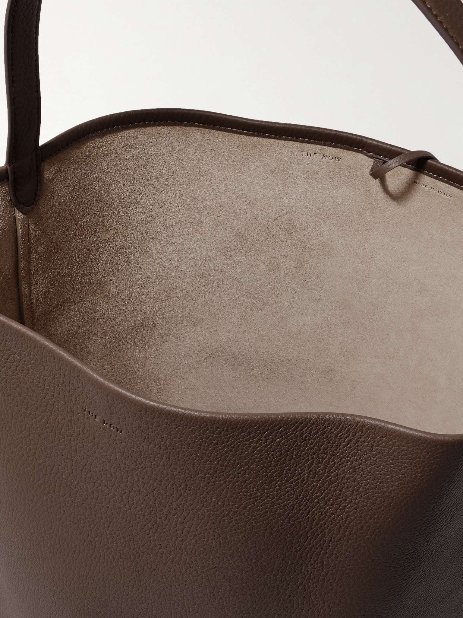 Large Full-Grain Leather Tote Bag - 5