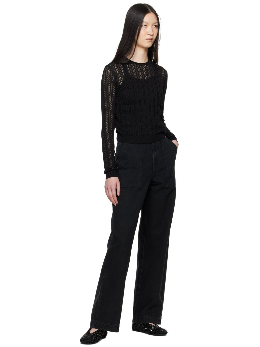 Black 'The Colleen' Sweater - 4