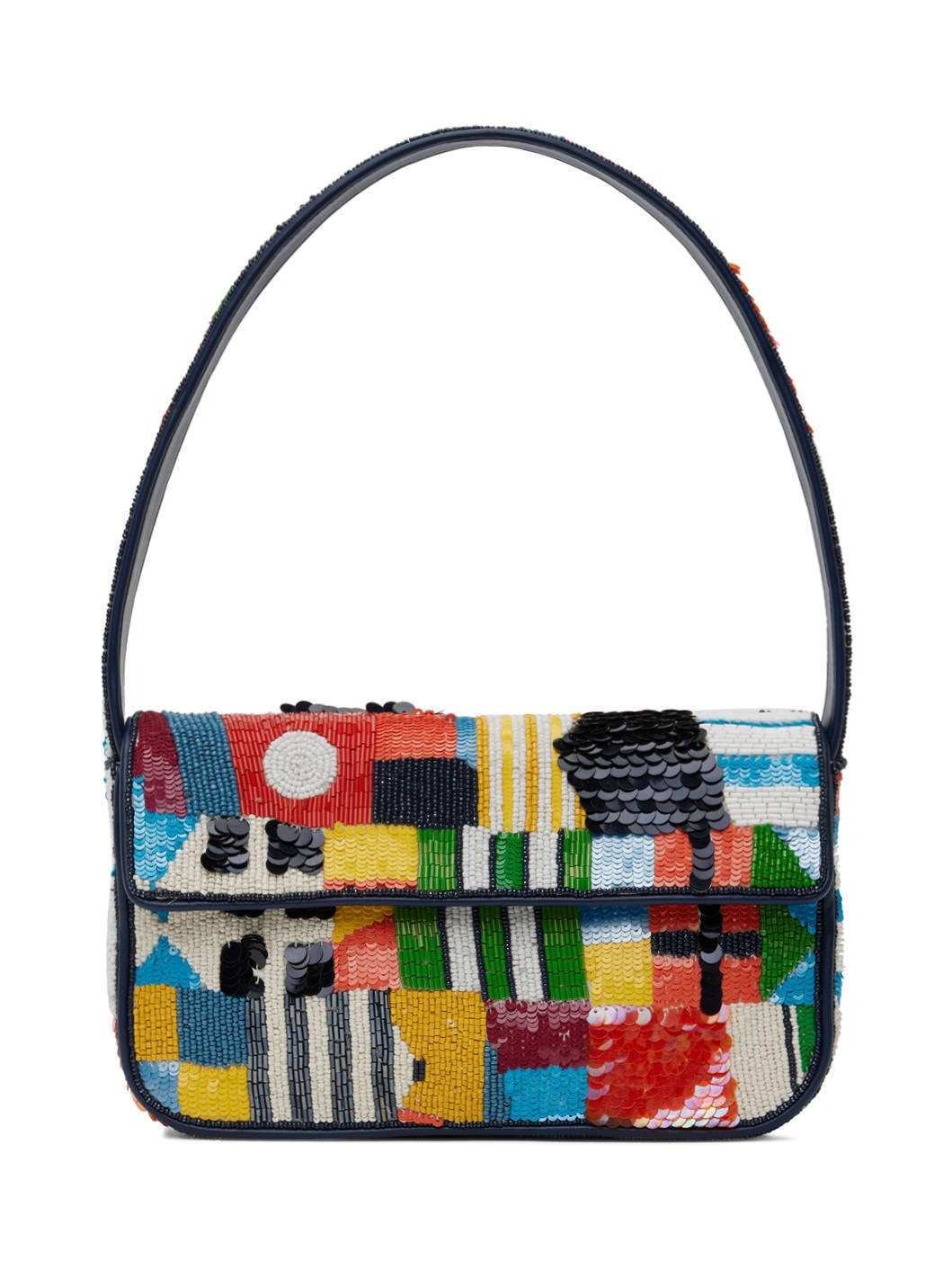 Multicolor Tommy Beaded Shoulder Bag - 1